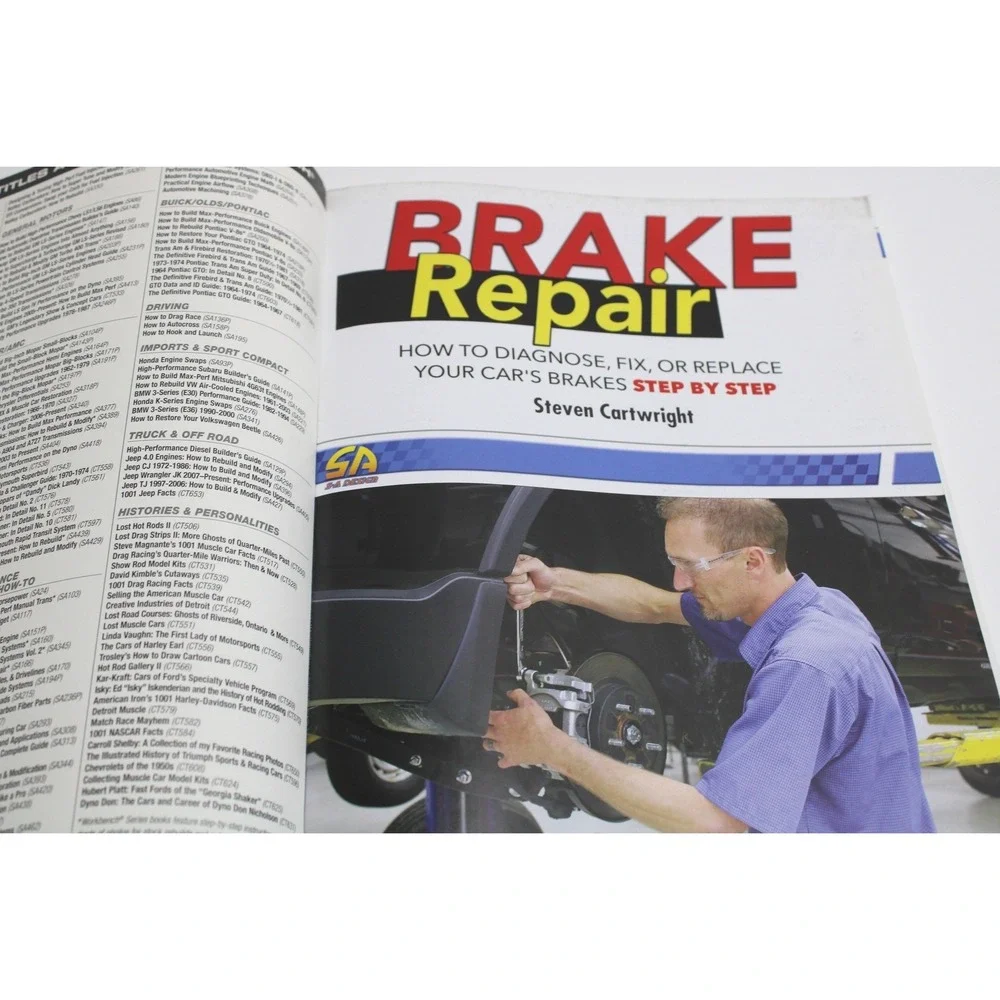 SA‎ Brake Repair How To Diagnose Fix Replace Cars Brakes Step By Step Book